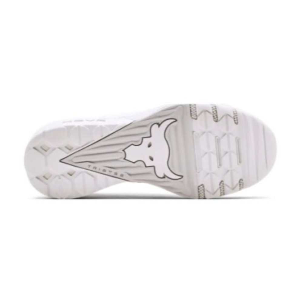 Under Armour HOVR Project Rock 3 Low Mens Shoes White 3023004-110 NEW Multi Sz - Picture 5 of 5